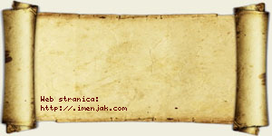 Jelena Avakumović vizit kartica